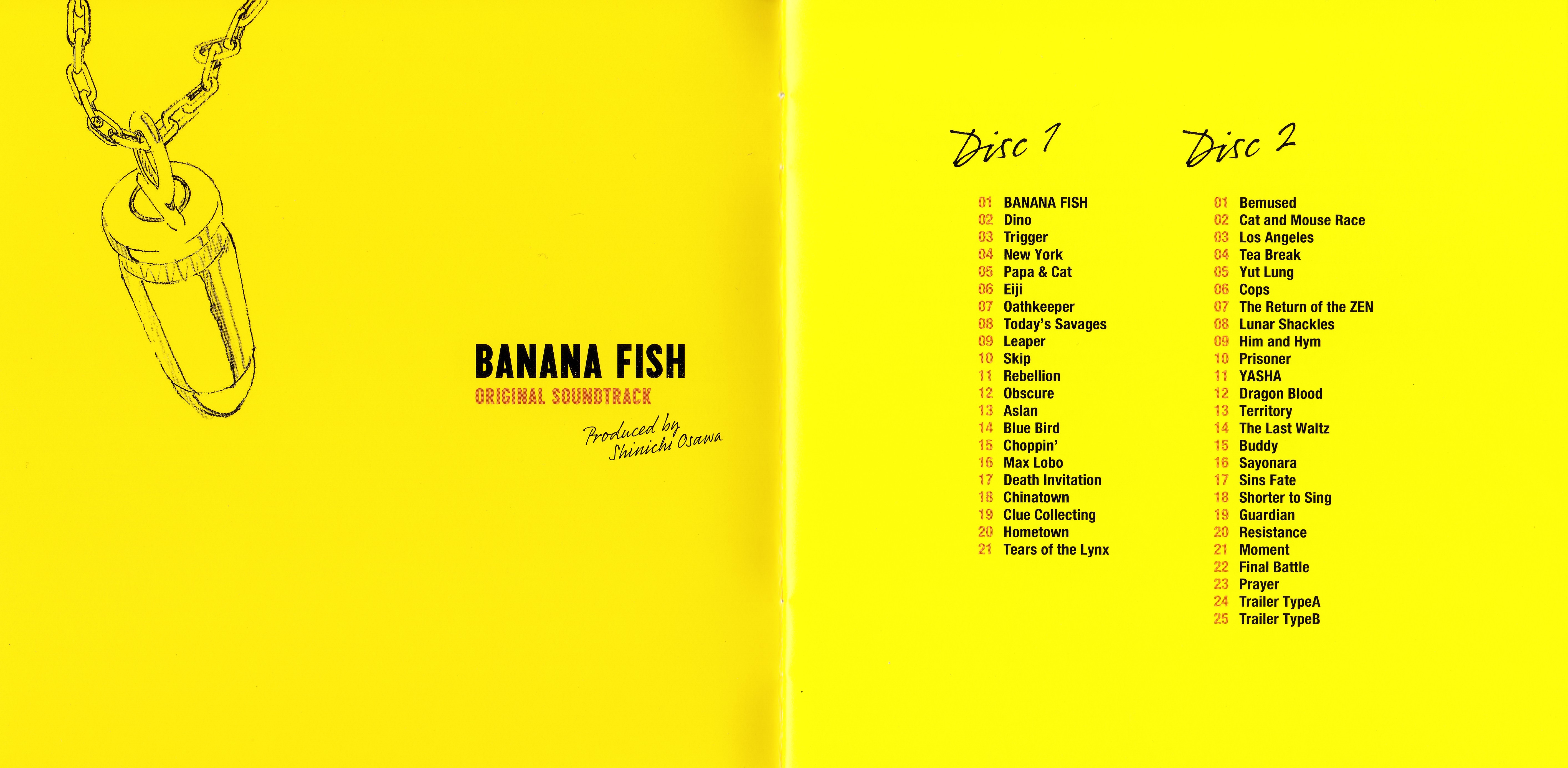 BANANAFISH CD 3点 BANANA FISH Original Soundtrack【2018 レコードの日 限定盤